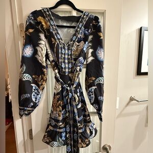 SHEIN blue floral dress